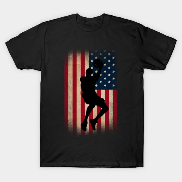 basketball man dunk T-Shirt by Giraroad